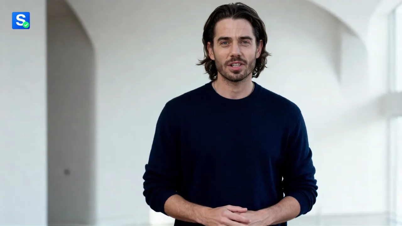 Asher, de AI-instructeur van Slagie, in de introvideo van hoofdstuk 1